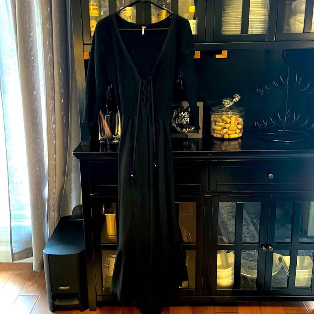 Long black dress